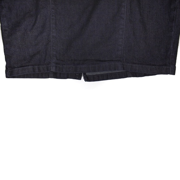 Ann Taylor Dark Denim Wash Jean Midi Skirt 6 Petite - Picture 4 of 6